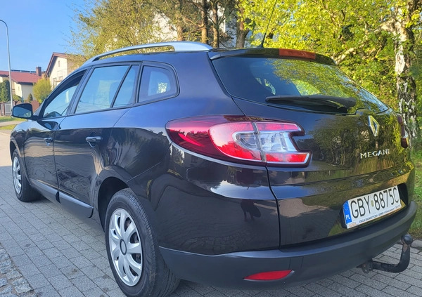 Renault Megane cena 19900 przebieg: 204999, rok produkcji 2010 z Bytów małe 742